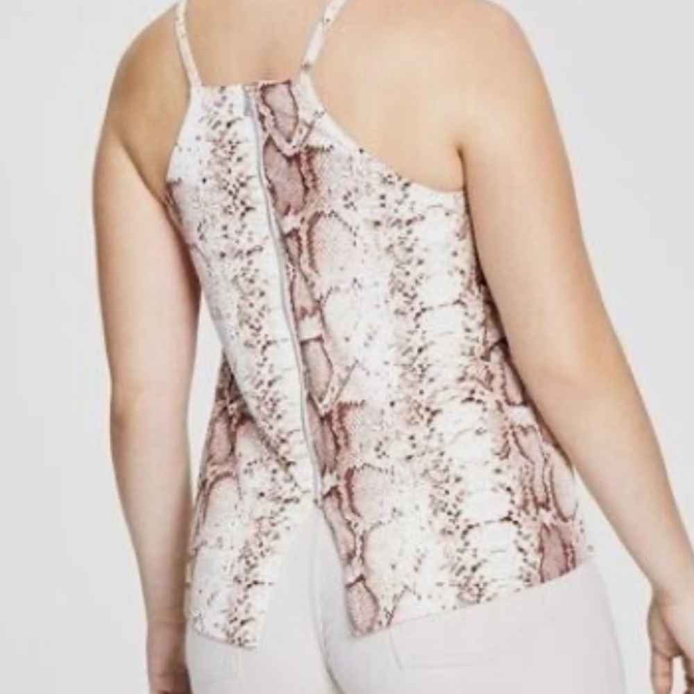 BAR III Snake/Python Print Tank Top - Picture 2 of 11